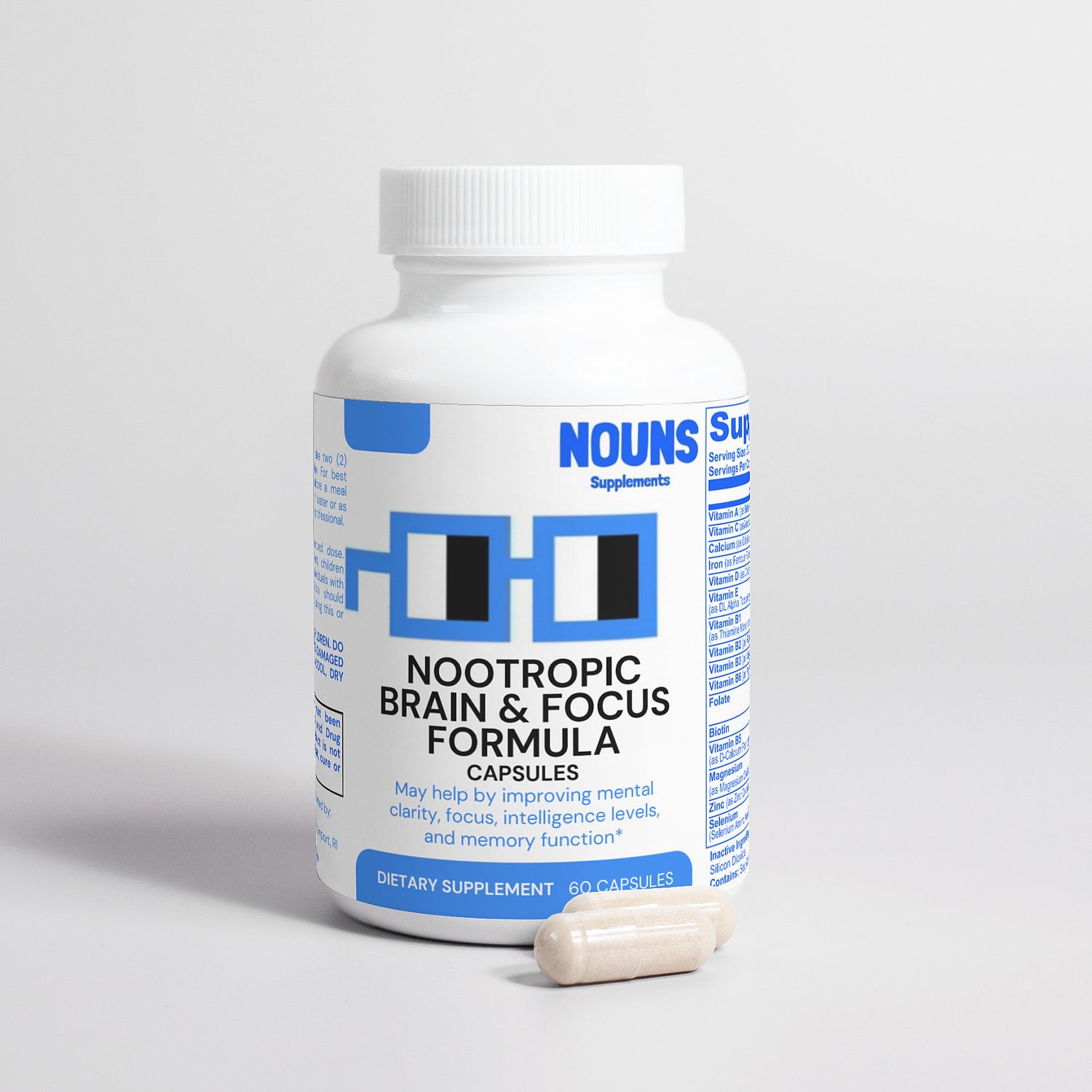 Nootropic Brain & Focus Formula ⌐◨-◨