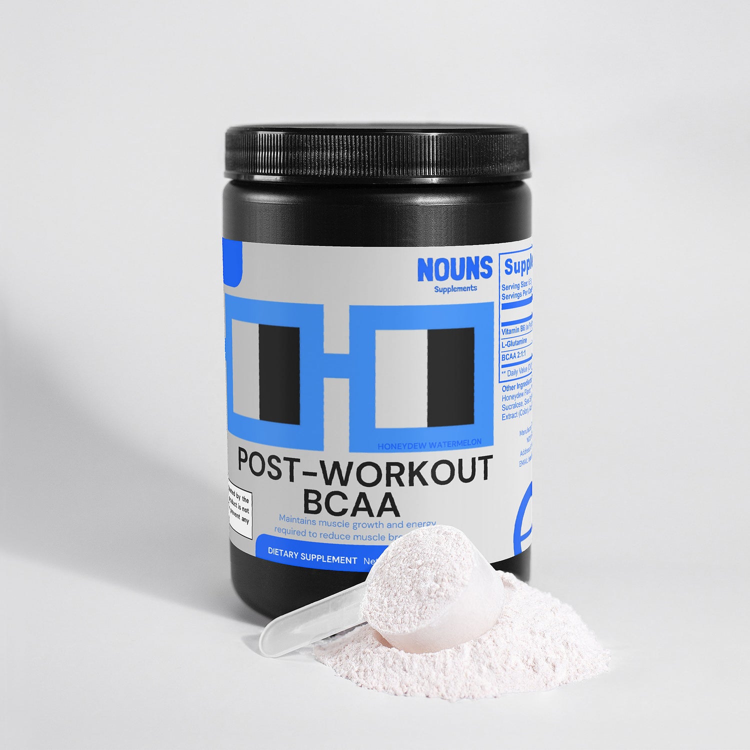 BCAA Post Workout Powder (Honeydew/Watermelon)